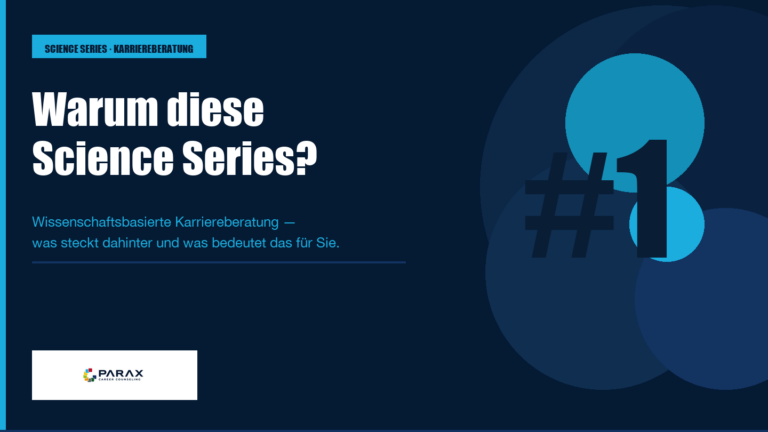 Science Series #1 — Warum diese Science Series? PARAX Cover