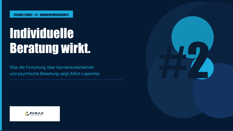 Science Series #2 — Individuelle Beratung. PARAX Cover